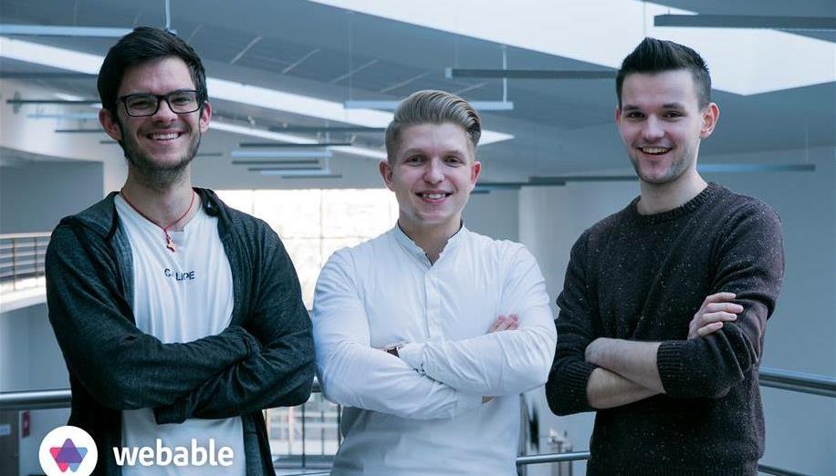 Webable's team photo
